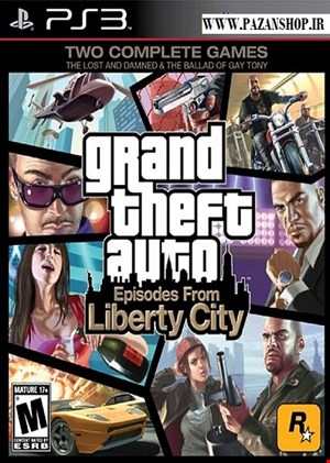دیتای کپی خور بازی GTA - Liberity City PS3