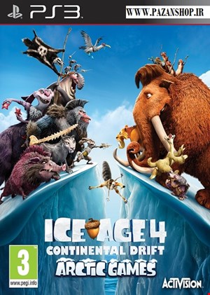 دیتای کپی خور بازی Ice Age 4 Continental Drift Arctic Games PS3