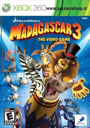 دیتای کپیخور بازی Madagascar 3 The Video Game xbox 360