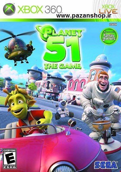 دیتای کپیخور بازی  Planet 51 - The Game xbox 360