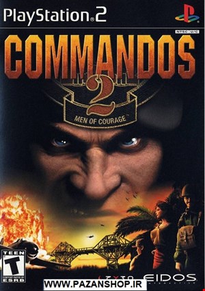 دیتای بازی commandos 2 men of courage  نسخه پلی استیشن 2