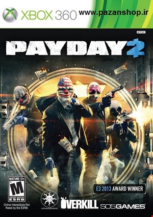 دیتای کپیخور بازی  payday xbox 360