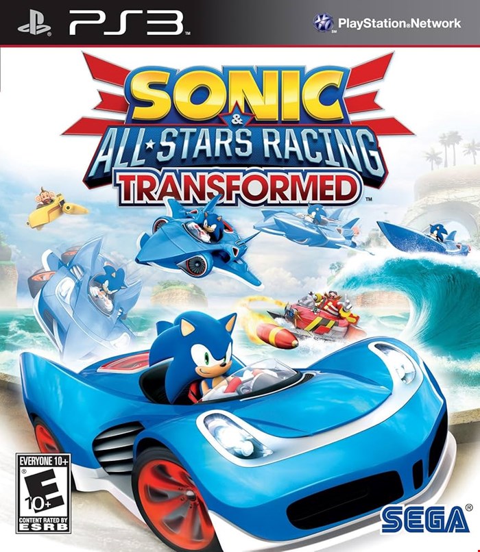  دیتای کپی خور بازی Sonic AllStars Racing Transformed PS3