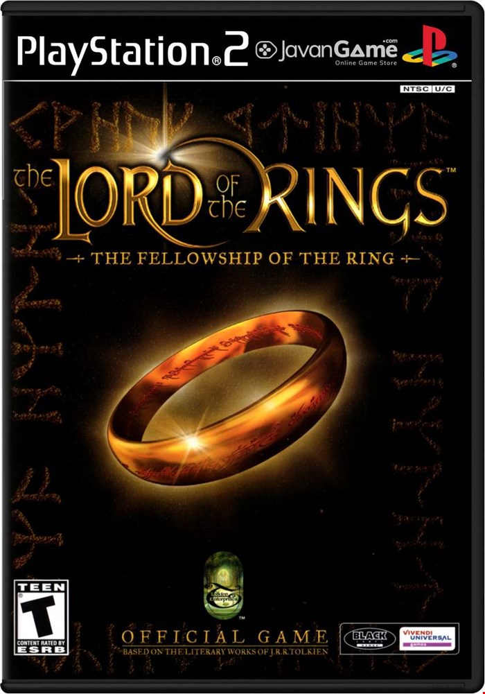 دیتای کپی خور بازی  Lord of the Rings The The Fellowship of the Ring PS2