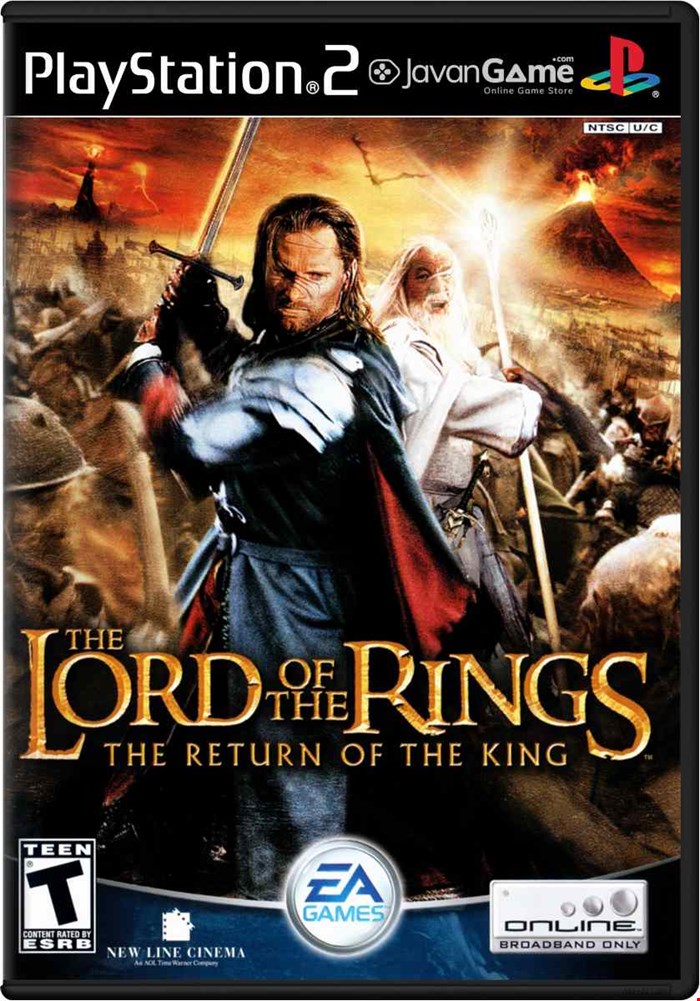 دیتای کپی خور بازی Lord of the Rings The The Return of the King PS2