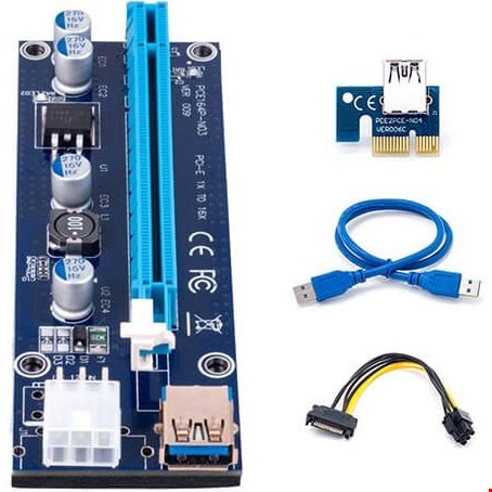 رایزر کارت گرافیک تبدیل PCI EXPRESS X1 به X16 مدل
