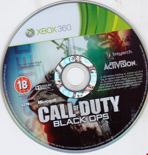 دیسک بازی XBOX 360 CALL OF DUTY BLACK OPS اورجینال ( اصلی )
