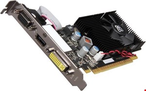 کارت گرافیک XFX GeForce 210 1GB DDR3 ظاهر خسته 
