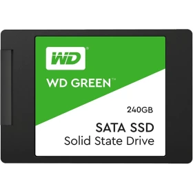 حافظه اس اس دی اینترنال وسترن دیجیتال | سبز | 240 گیگابایت | استوک سلامت 56% | SSD WDGREEN 240 GB 