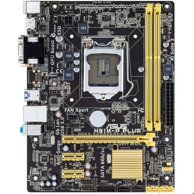 مادربرد ASUS H81M-PLUS در حد نو نسل 4