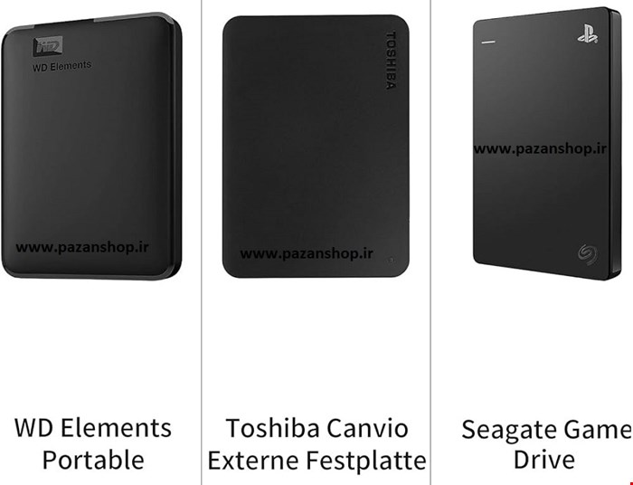 هارد اکسترنال western digital 500 gb   + بازی کامپیوتری