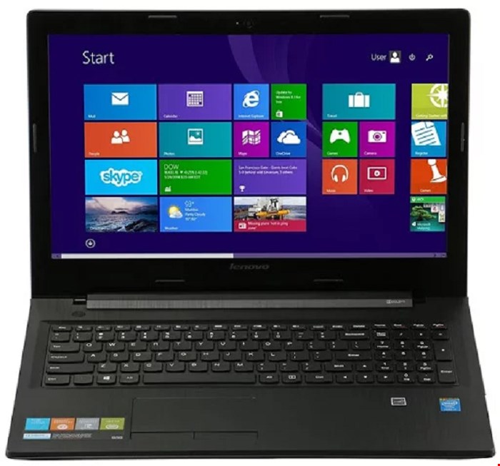 لپتاپ LENOVO G 50 ظاهر خسته 